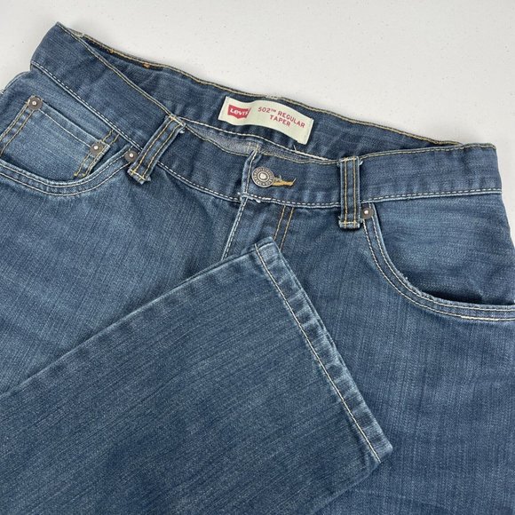Levi's Jeans Women's Size 12 Husky 502 Regular Taper Cotton Polyester Comfort‎ - Picture 1 of 12